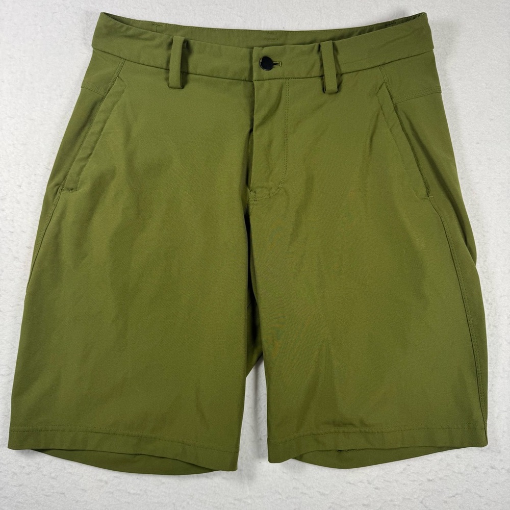 Lululemon Men’s‎ 32 ABC Classic-Fit Short 10” Green Warpstreme